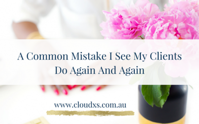A common mistake I see my clients do again and again