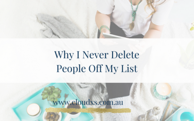Why I Never Delete People Off My List
