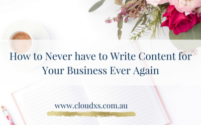 How To Never Have To Write Content For Your Business Ever Again