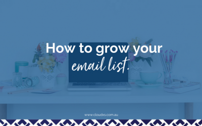 How to grow your email list.