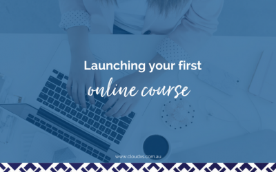 Launching your first online course
