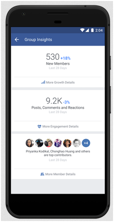 Facebook Group Insight Data