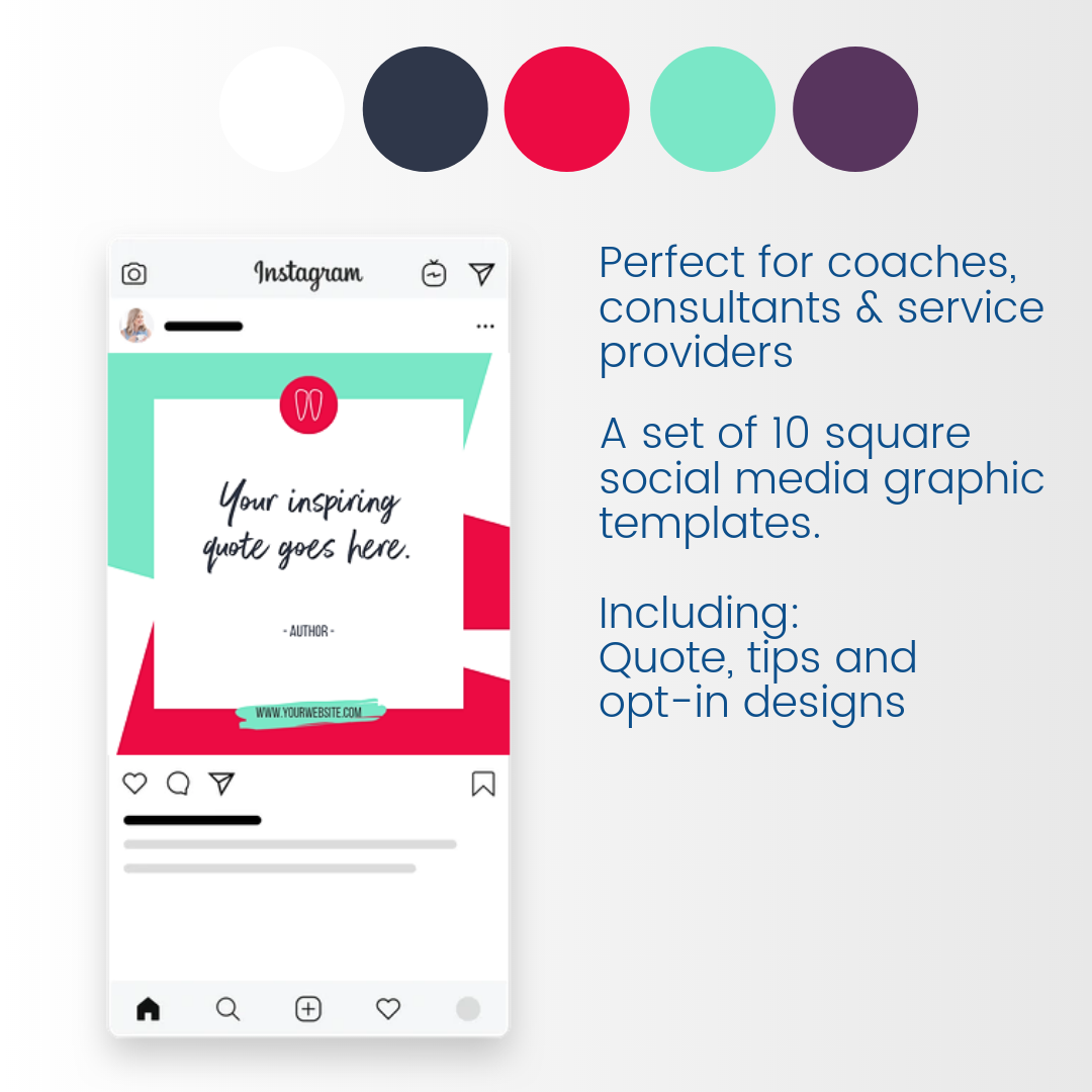 Fun Lady Boss Canva Templates - Image 2