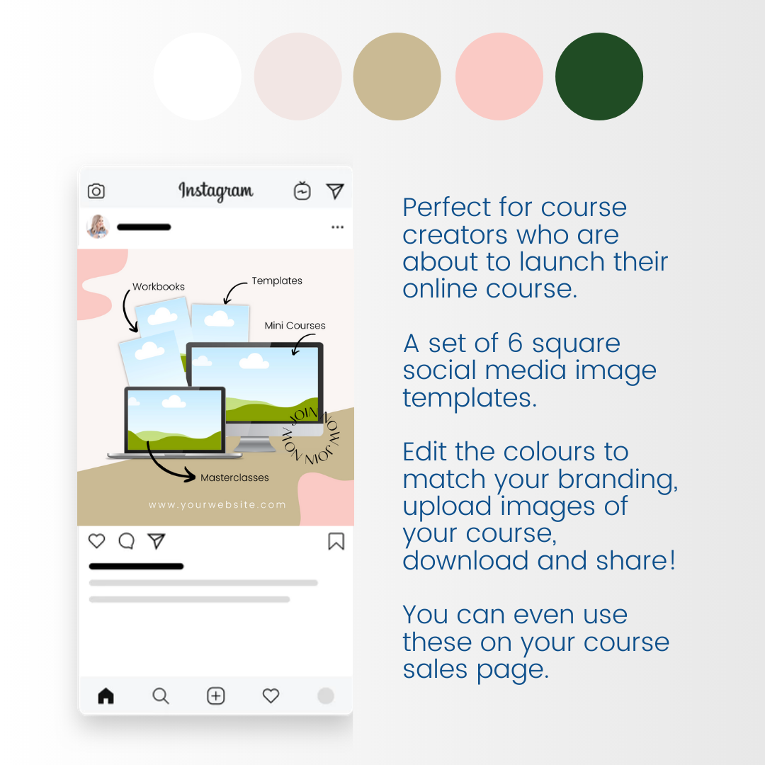Course Launch Canva Templates - Image 2